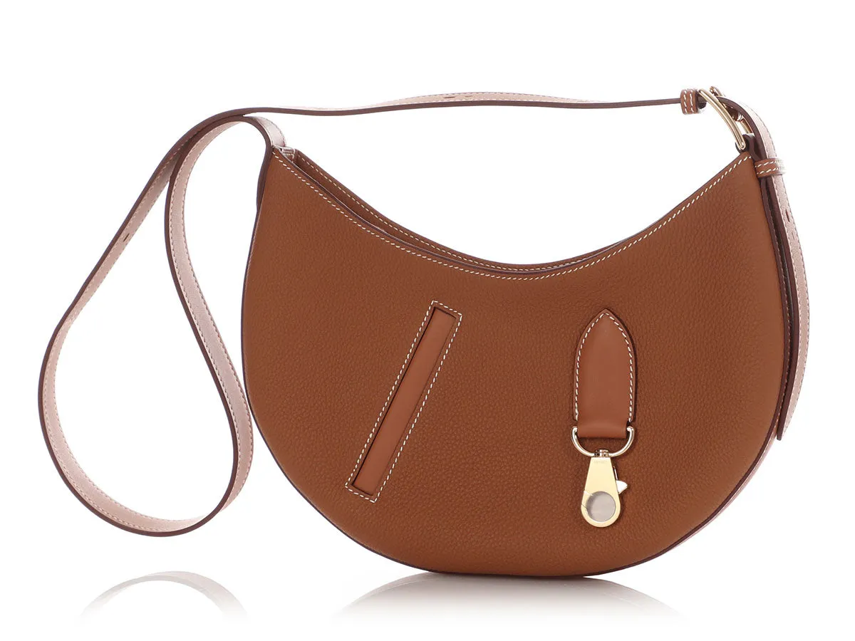 Hermès Gold Togo and Swift P’tit Arçon Bag