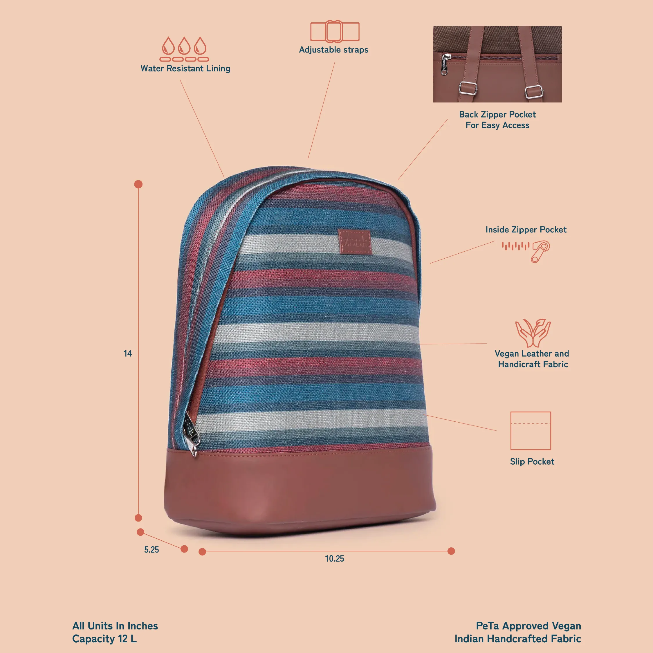 Mysore Mosaic Dome Daypack